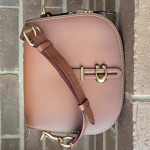 Coach Handbags - COACH 1941 Saddle Bag in Saddle Brown Glovetanned Leather Crossbody Bag